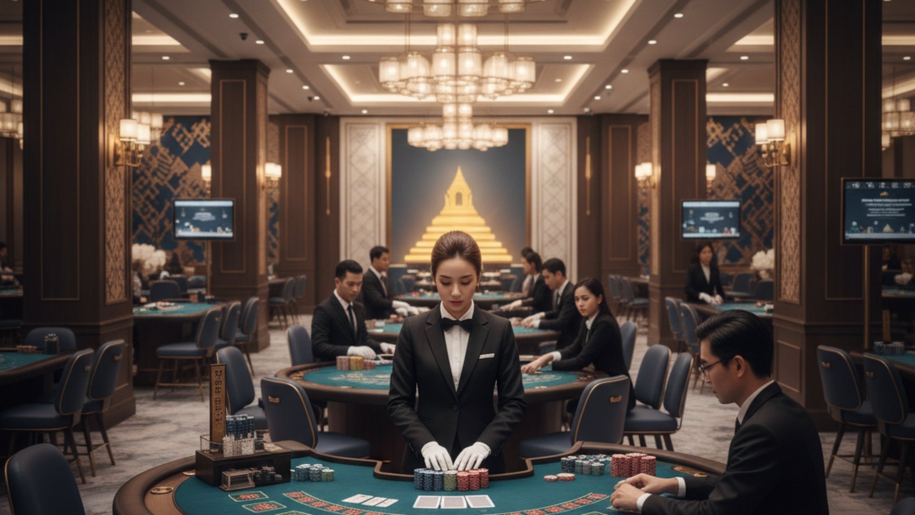 โอกาสชนะ Banker vs Player บาคาร่า กราฟเปรียบเทียบโอกาสชนะ Banker และ Player บาคาร่า