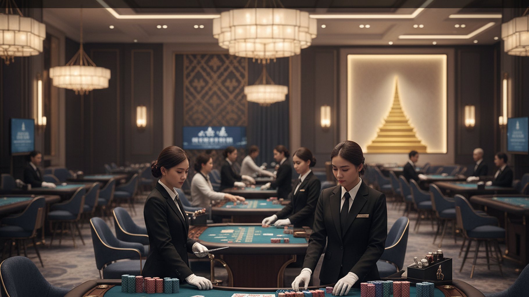 ตัวอย่างการวางเดิมพัน Flat Betting ในบาคาร่า