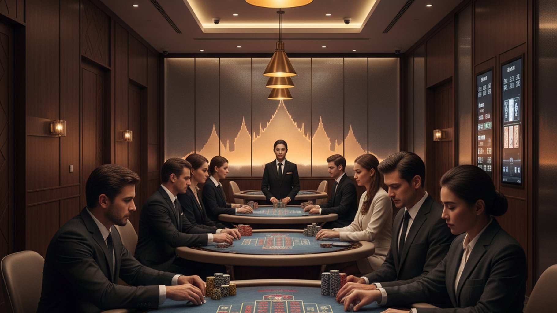 ภาพแสดงการบริหาร Bankroll สำหรับเกม Variance สูงและต่ำ