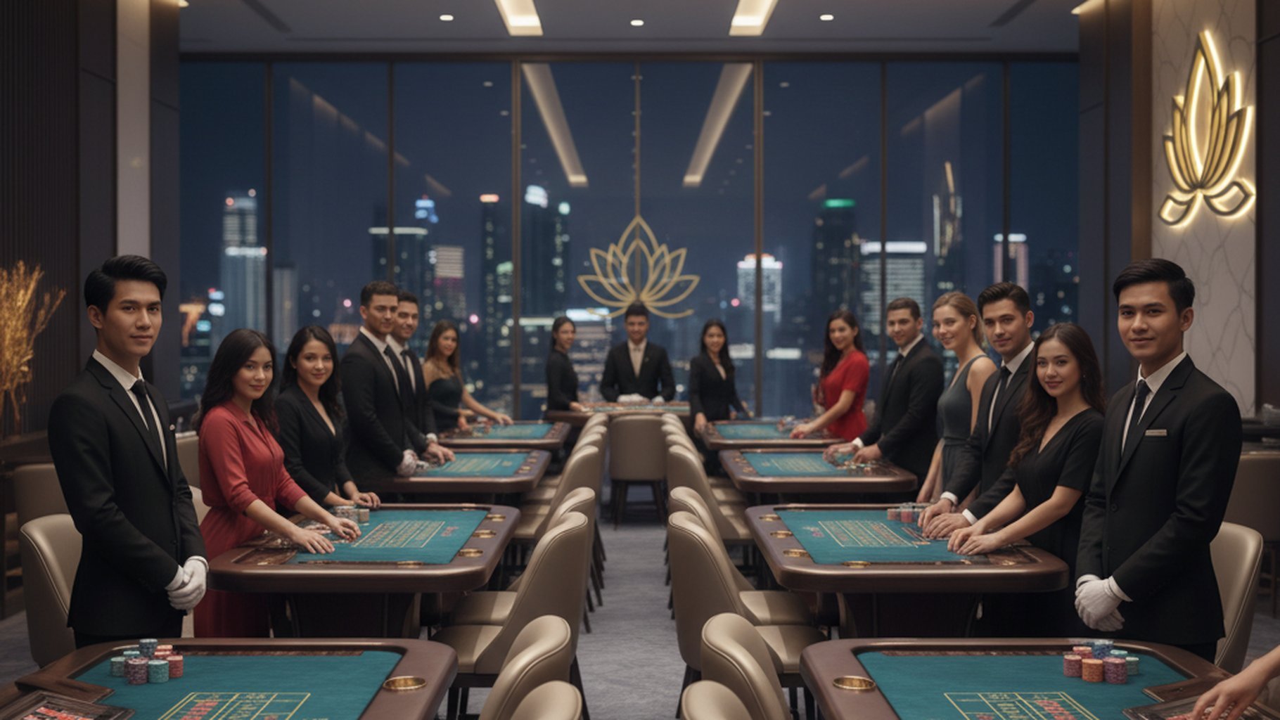 กราฟิกแสดงการทำงานของสูตรบาคาร่า AI