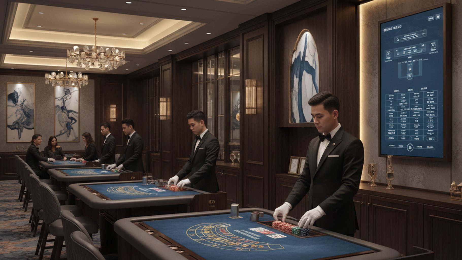 ความแตกต่างระหว่าง Player, Banker และ Tie