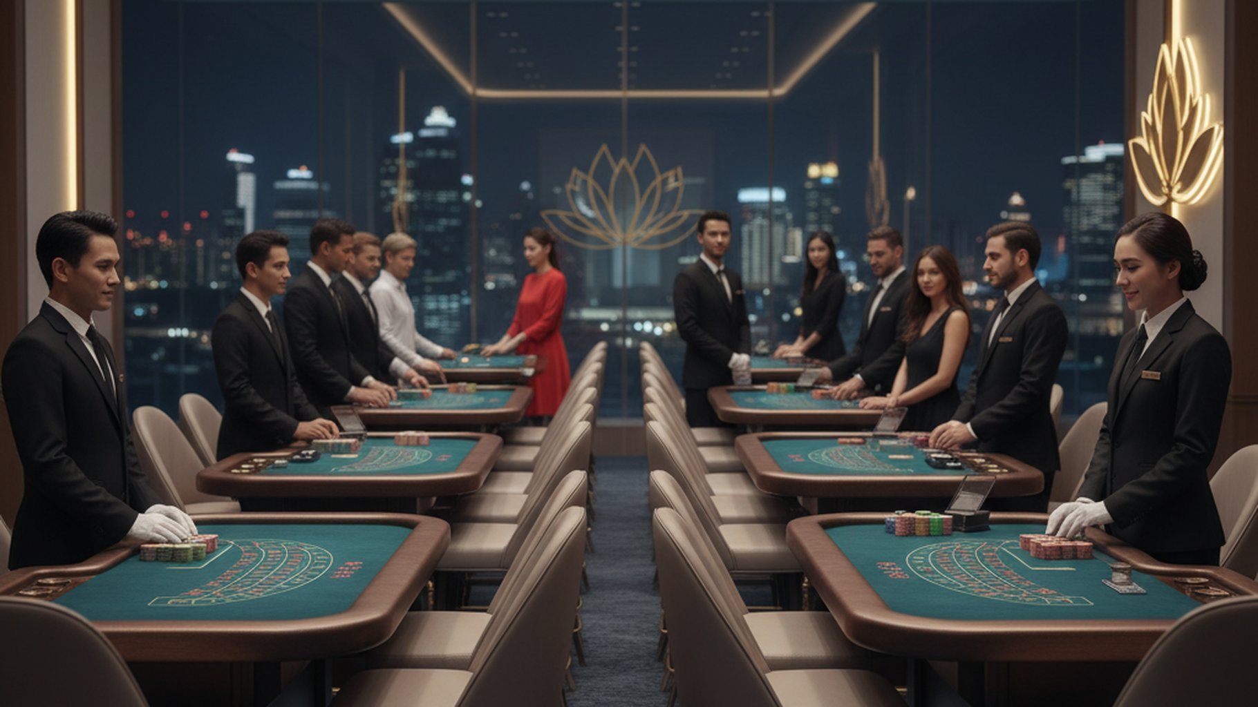 ภาพการจัดการอารมณ์และเงินทุนบาคาร่า