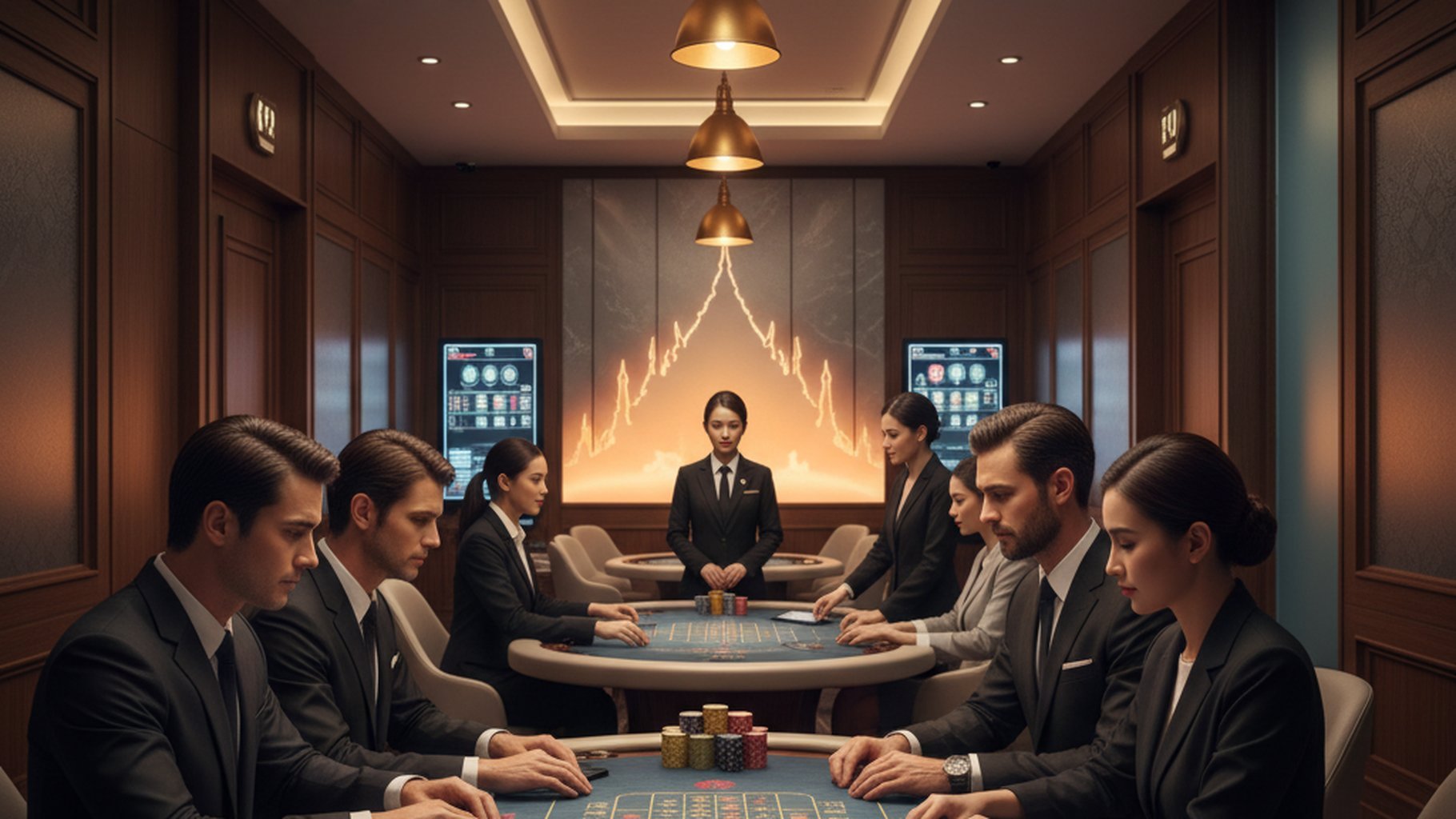 ภาพเปรียบเทียบ Running Count และ True Count ในการนับไพ่แบล็คแจ็ค