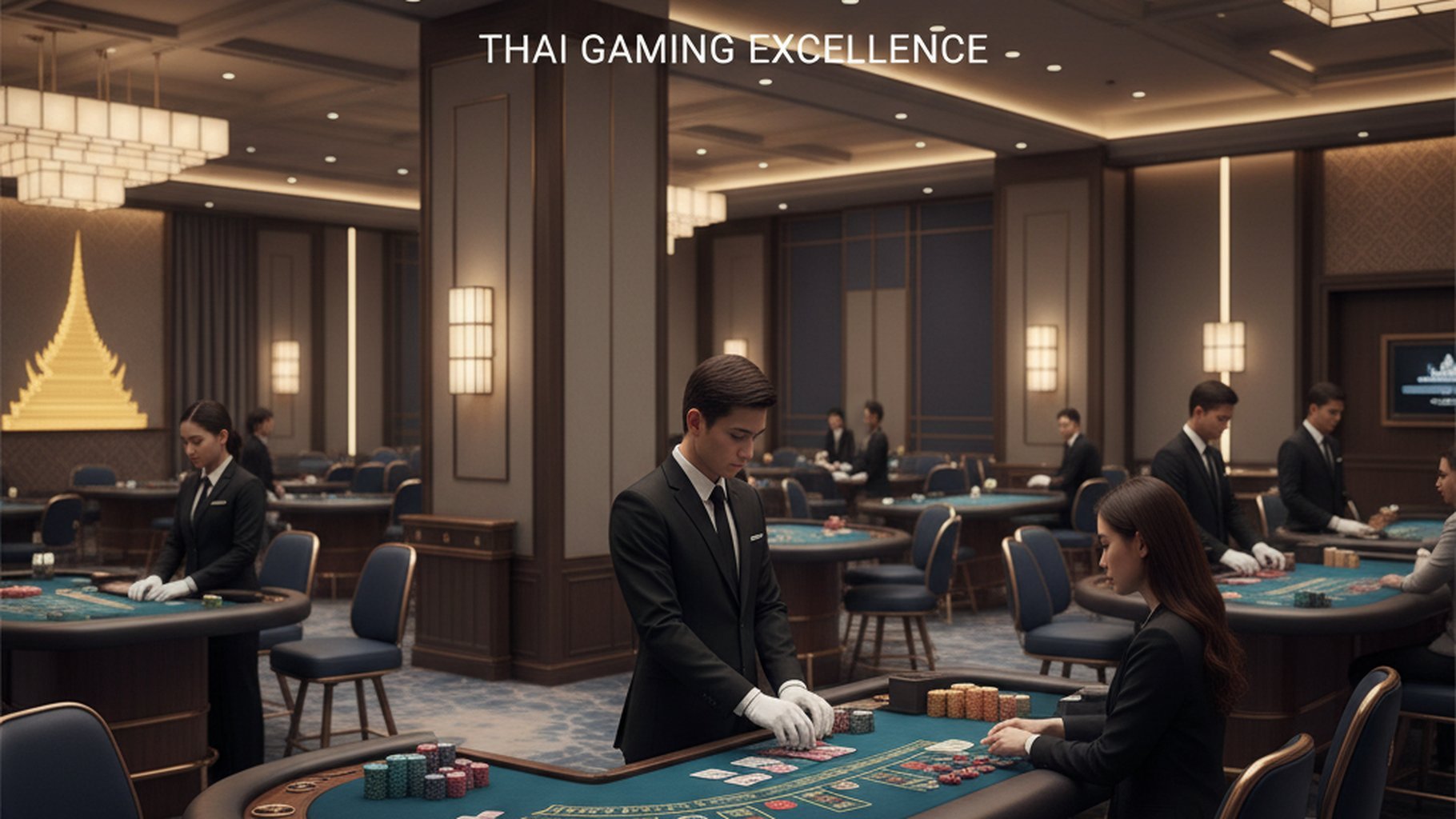 ภาพแสดงการผสมผสาน AI และประสบการณ์ในการเล่นบาคาร่า