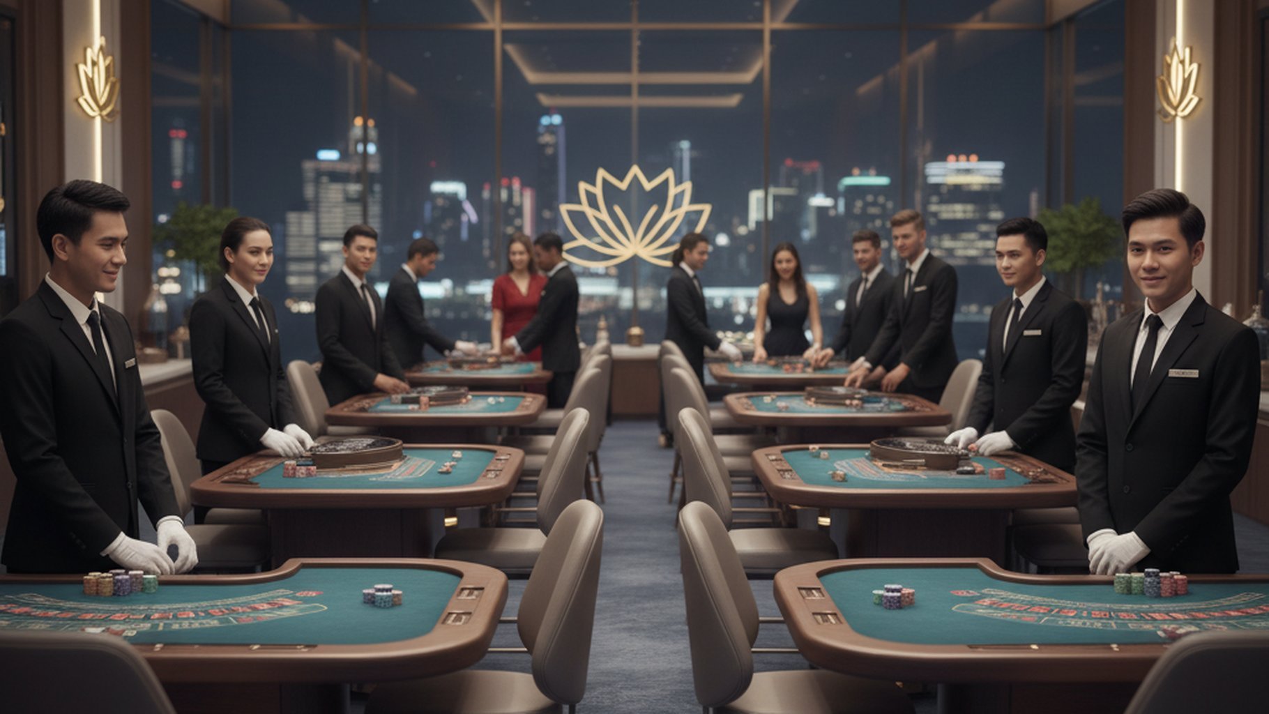 การใช้ Flat Betting ในบาคาร่า ภาพประกอบการใช้เทคนิค Flat Betting ในบาคาร่า