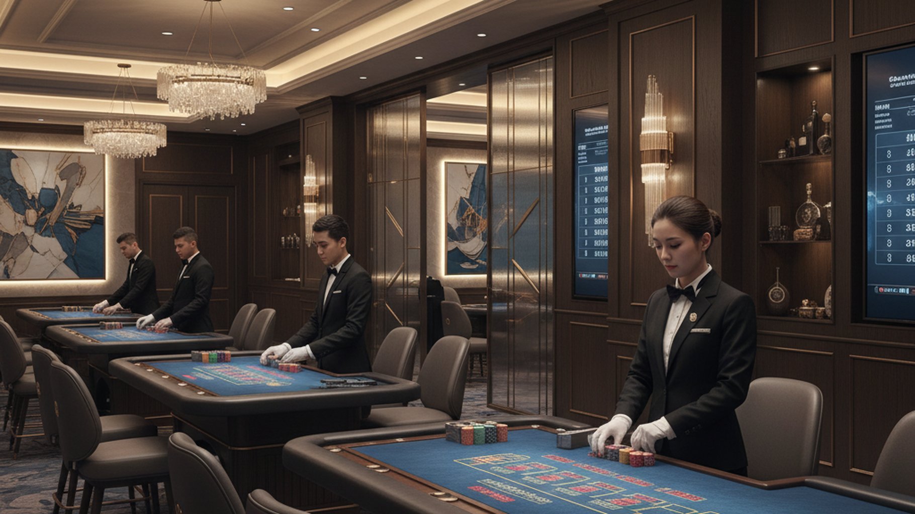 ความแตกต่างระหว่าง Player, Banker และ Tie