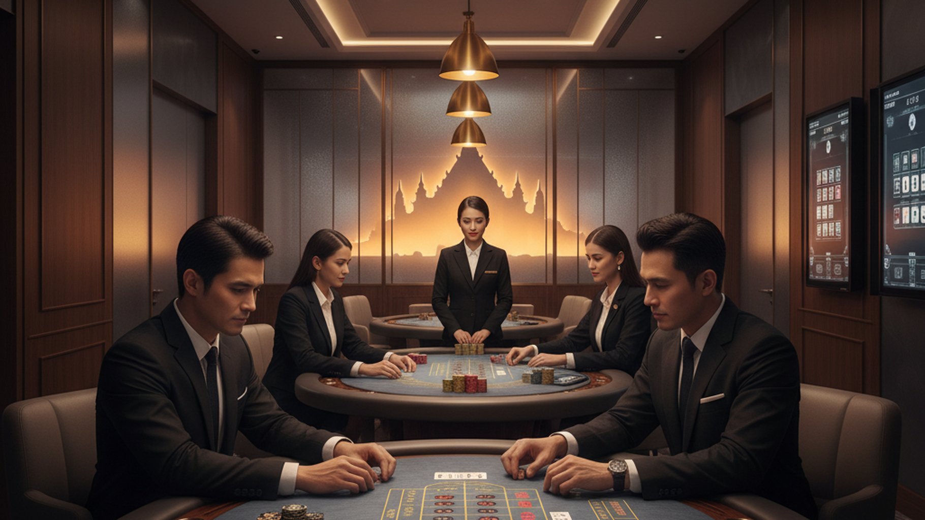 ภาพประกอบเทคนิคการอ่านเค้าไพ่บาคาร่าขั้นสูง