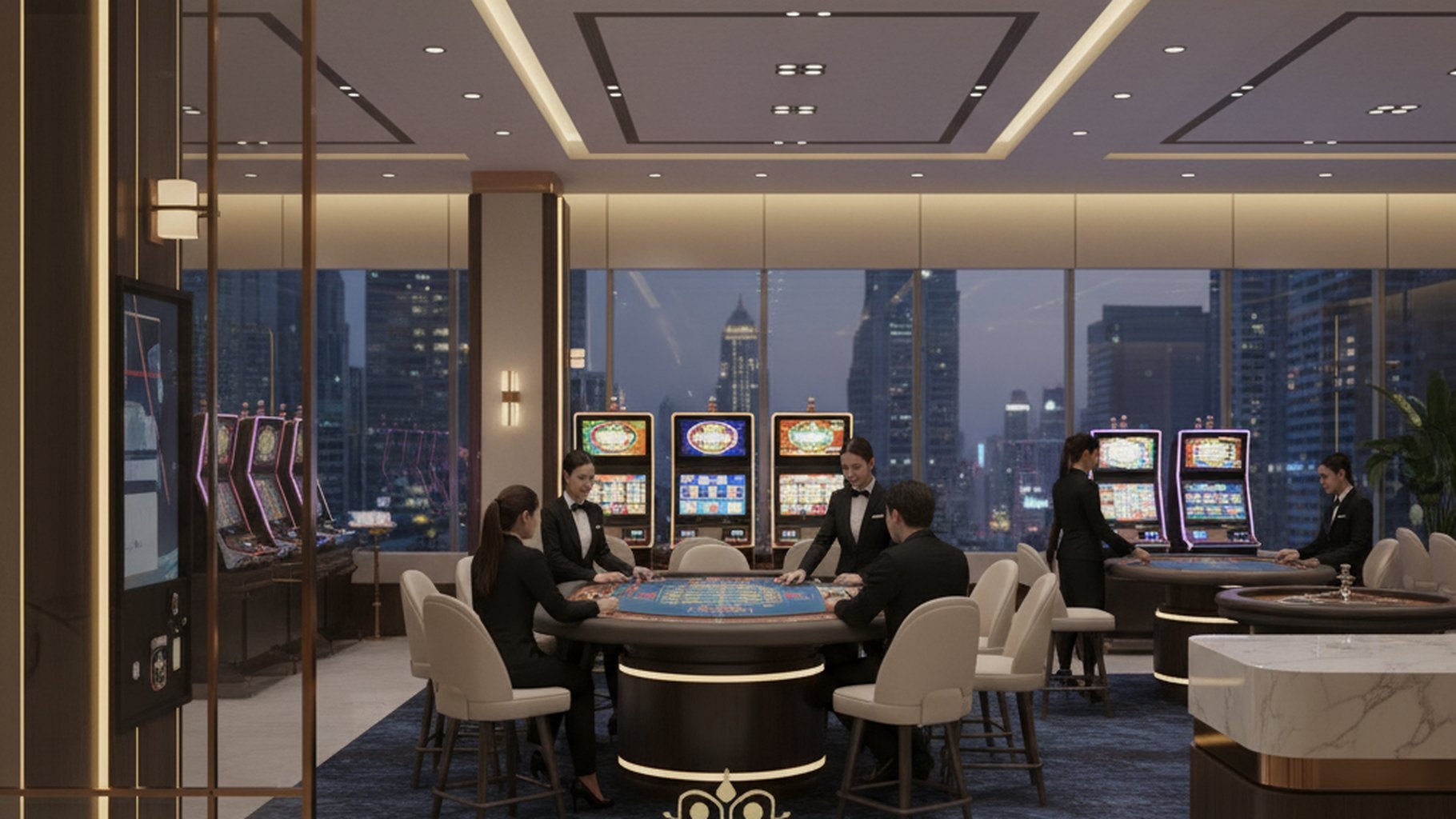 ภาพเปรียบเทียบประสบการณ์การเล่นบาคาร่า Mini และ Midi