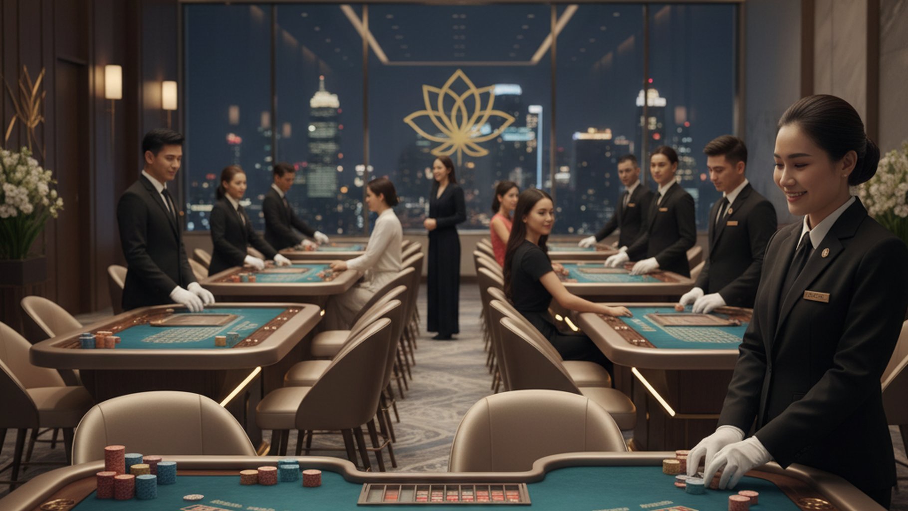 กลยุทธ์การเดิมพันบาคาร่าตาม Set Pieces: มังกร vs ปิงปอง