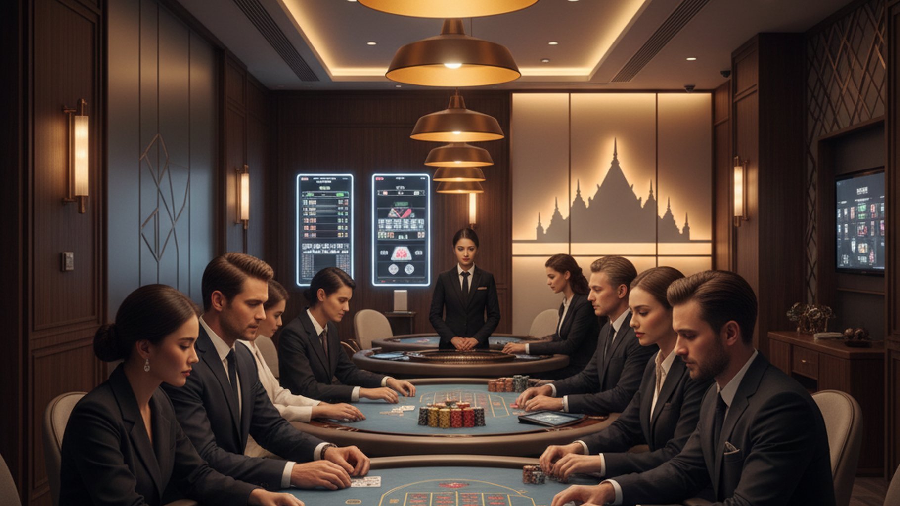 ภาพคนยิ้มมีความสุขกับการถูกรางวัลหวย