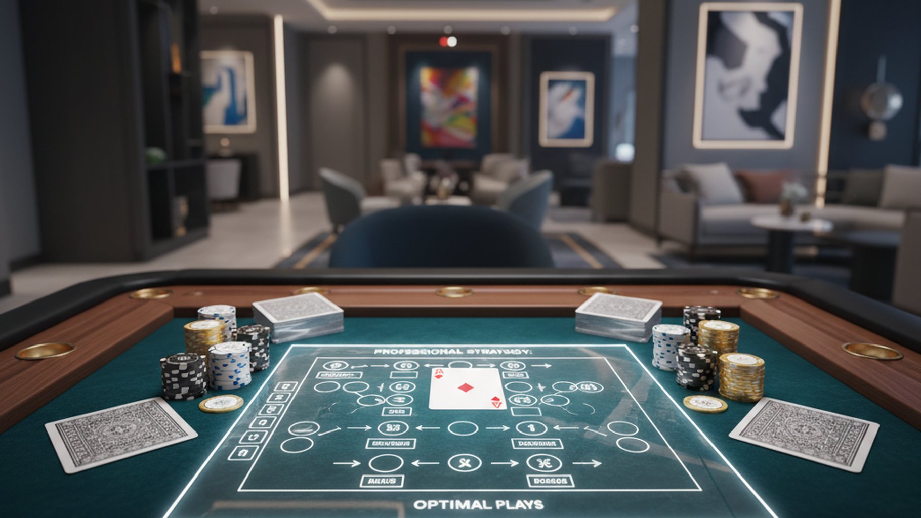 ภาพเปรียบเทียบโต๊ะบาคาร่าที่ควรรอและควรรีบเข้า