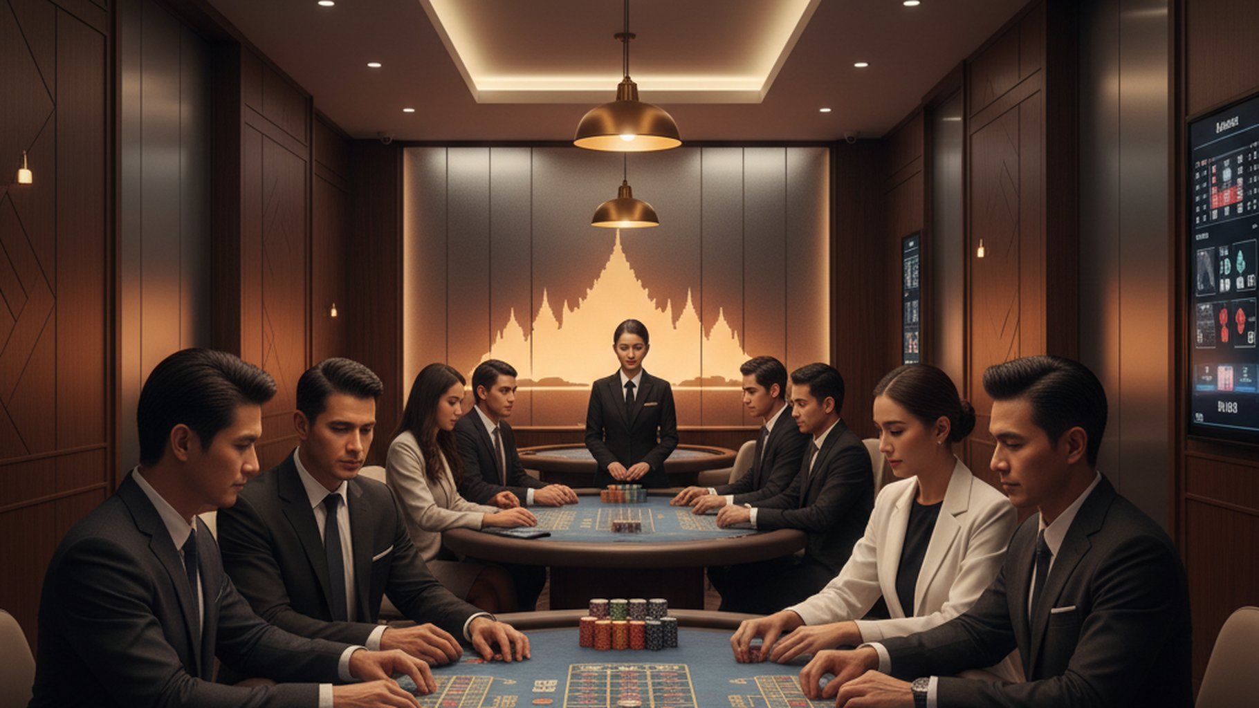 กราฟสถิติการออกผลบาคาร่า