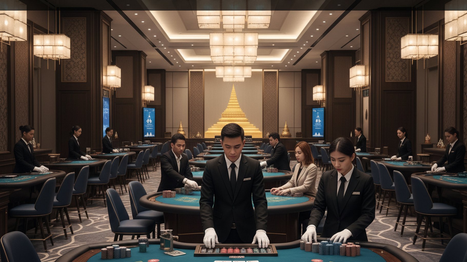 ภาพประกอบการจัดการเงินทุนและจิตวิทยาการเล่นบาคาร่า