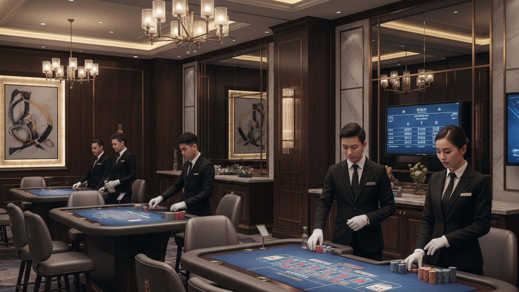 ความแตกต่างระหว่าง Player, Banker และ Tie