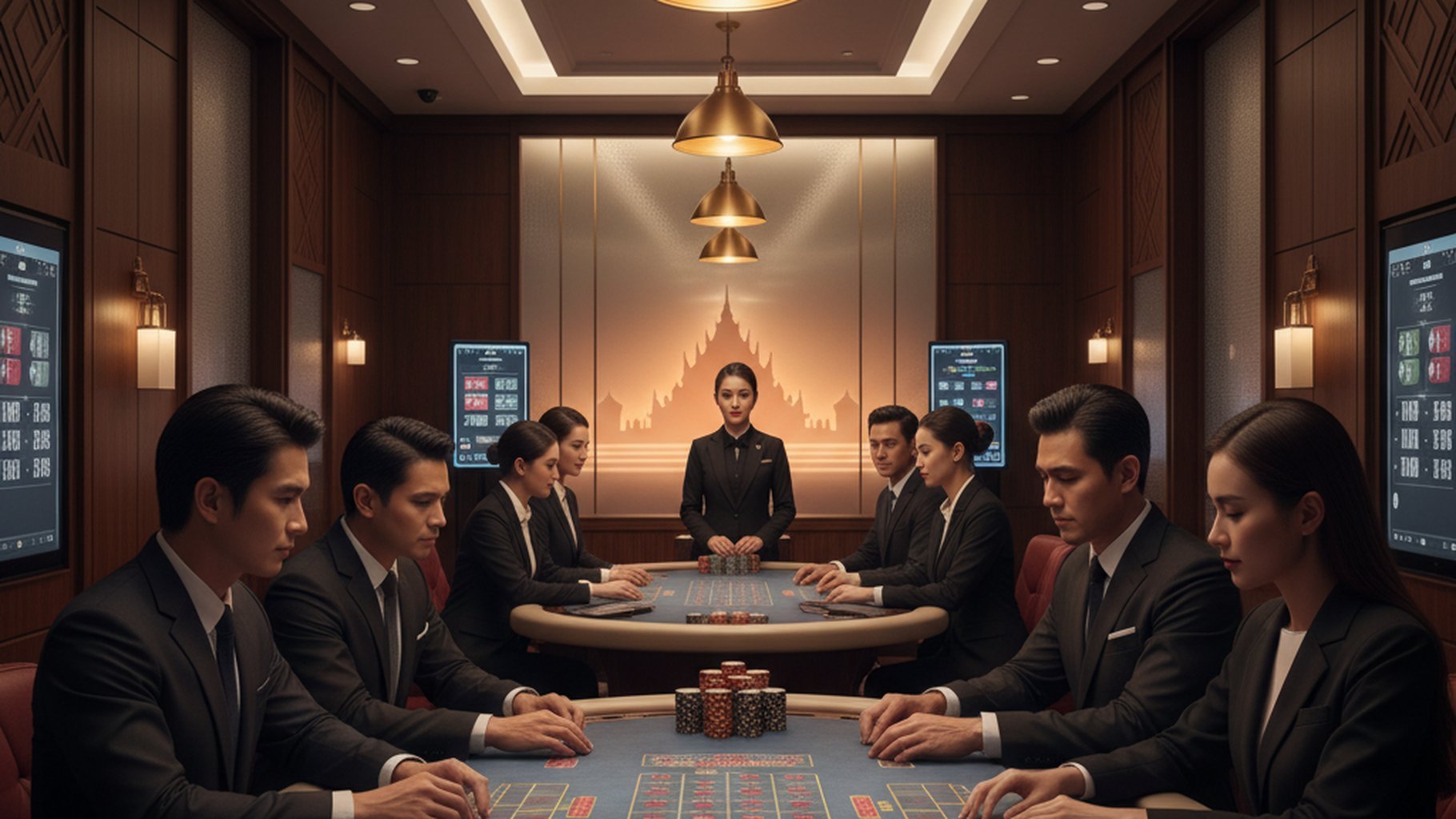 ตัวอย่างการเล่น บาคาร่าสายฟ้า พร้อมตัวคูณพิเศษ หน้าจอเกมบาคาร่าสายฟ้าพร้อมตัวคูณ
