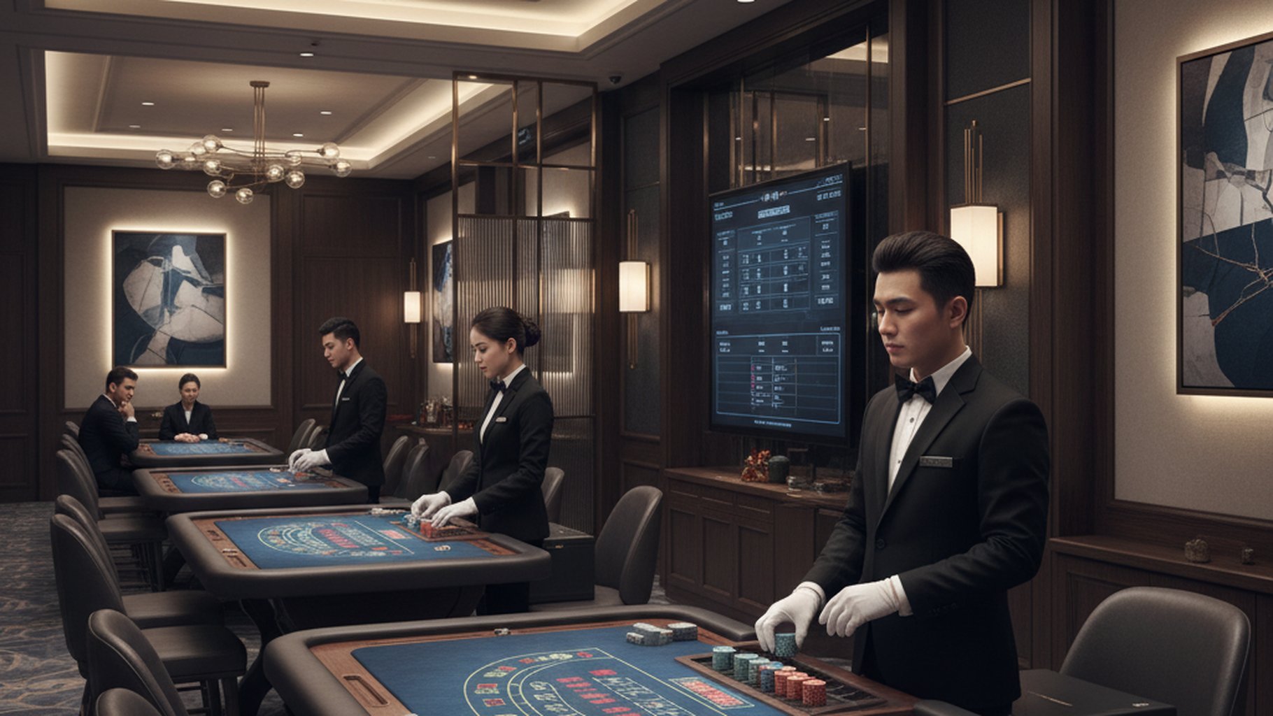 ความแตกต่างระหว่าง Player, Banker และ Tie