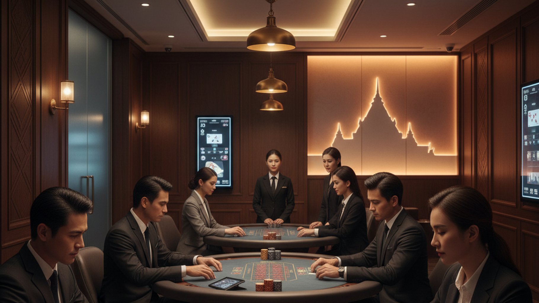 ภาพประกอบการหยุดพักเพื่อฟื้นฟูในการเล่นบาคาร่า