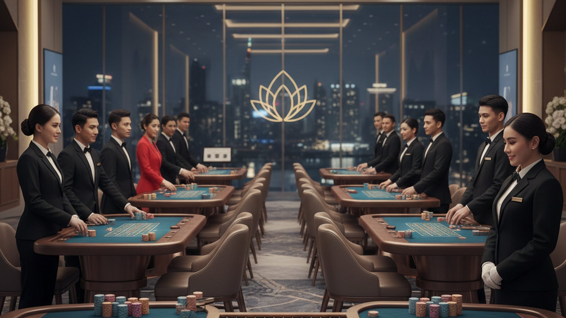 ตารางเปรียบเทียบเทคนิคการเดินเงินในบาคาร่า