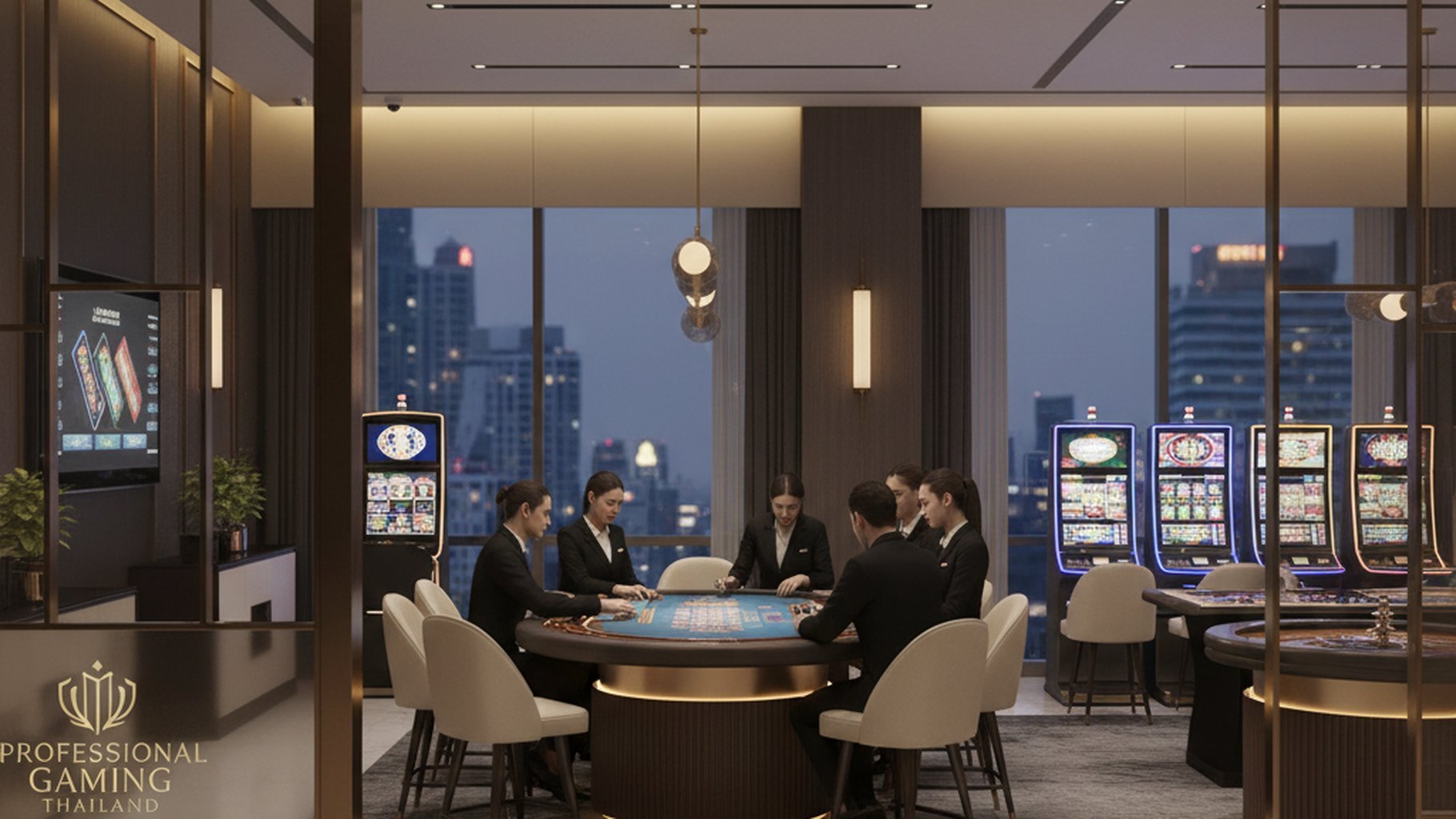 กราฟแสดงจังหวะเข้าออกโต๊ะบาคาร่า