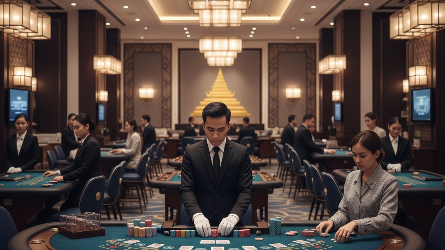 ภาพการฝึกฝนเพื่อเอาชนะ Tilt ในบาคาร่า