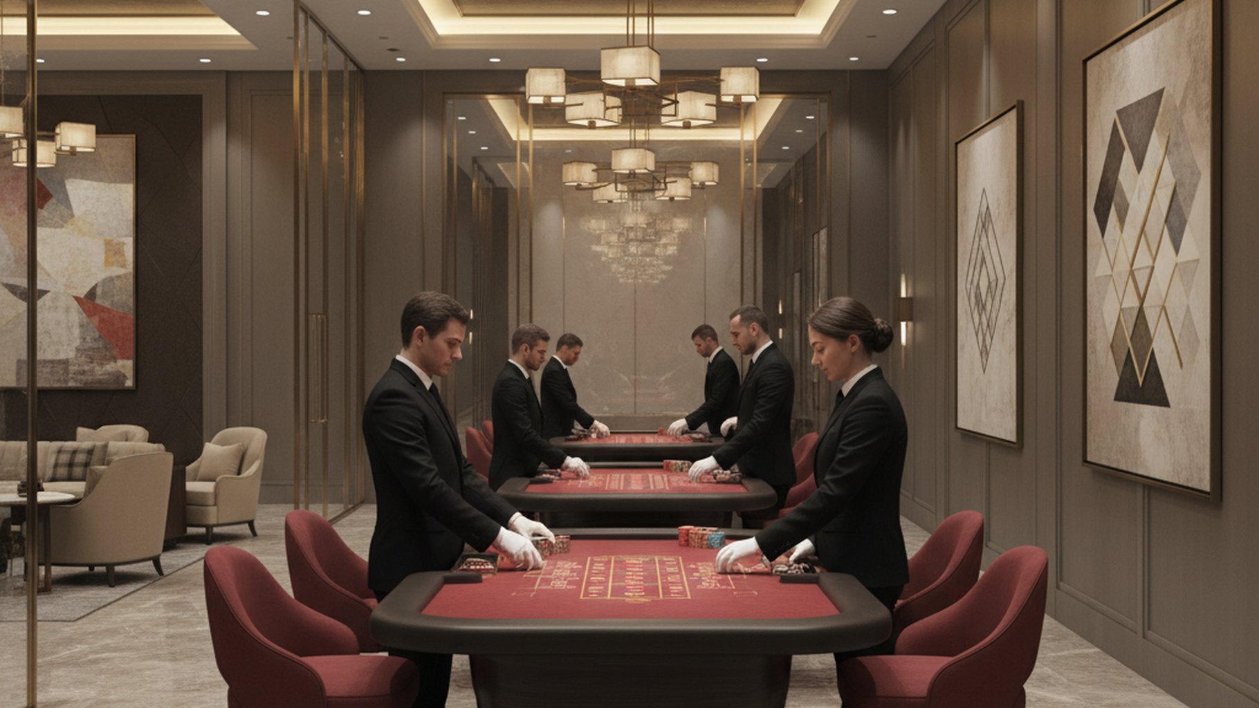 การเลือกเวลาเข้าและออกจากโต๊ะบาคาร่า