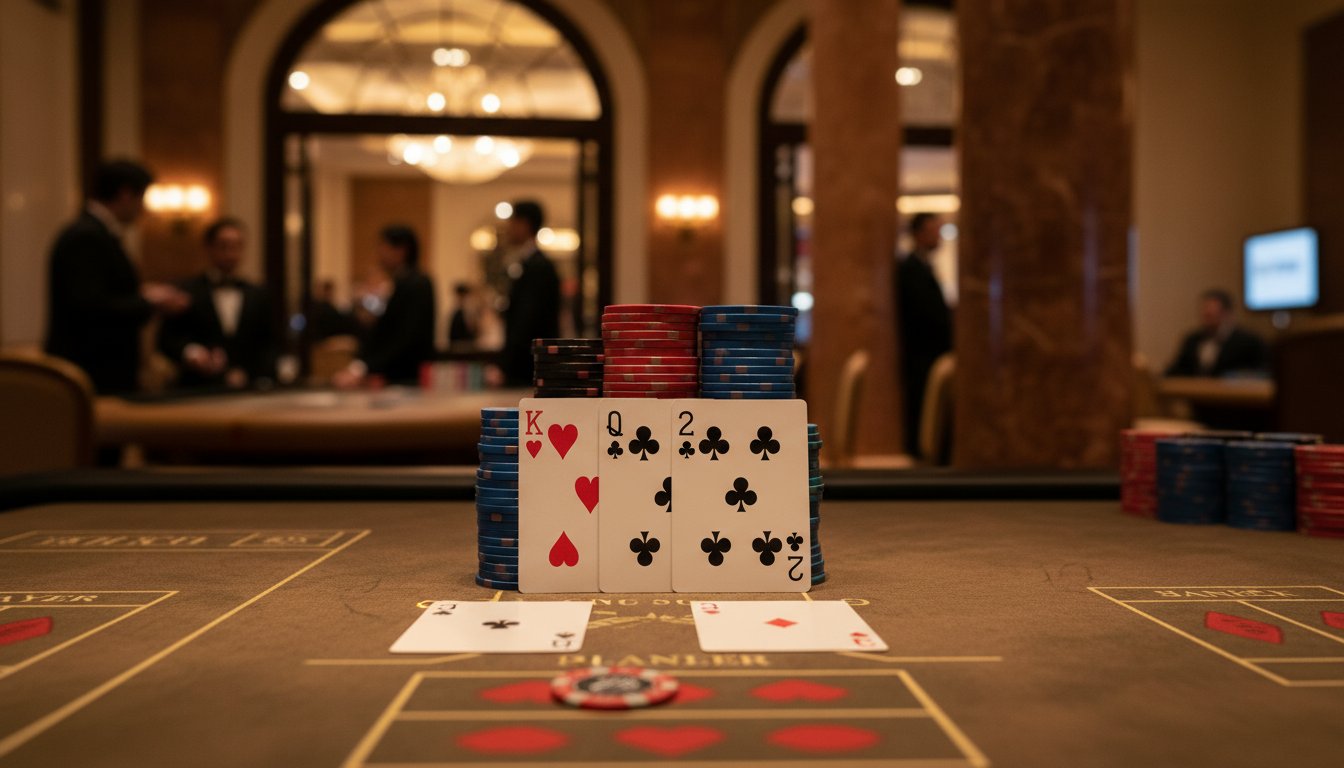 กราฟเปรียบเทียบ House Edge บาคาร่า