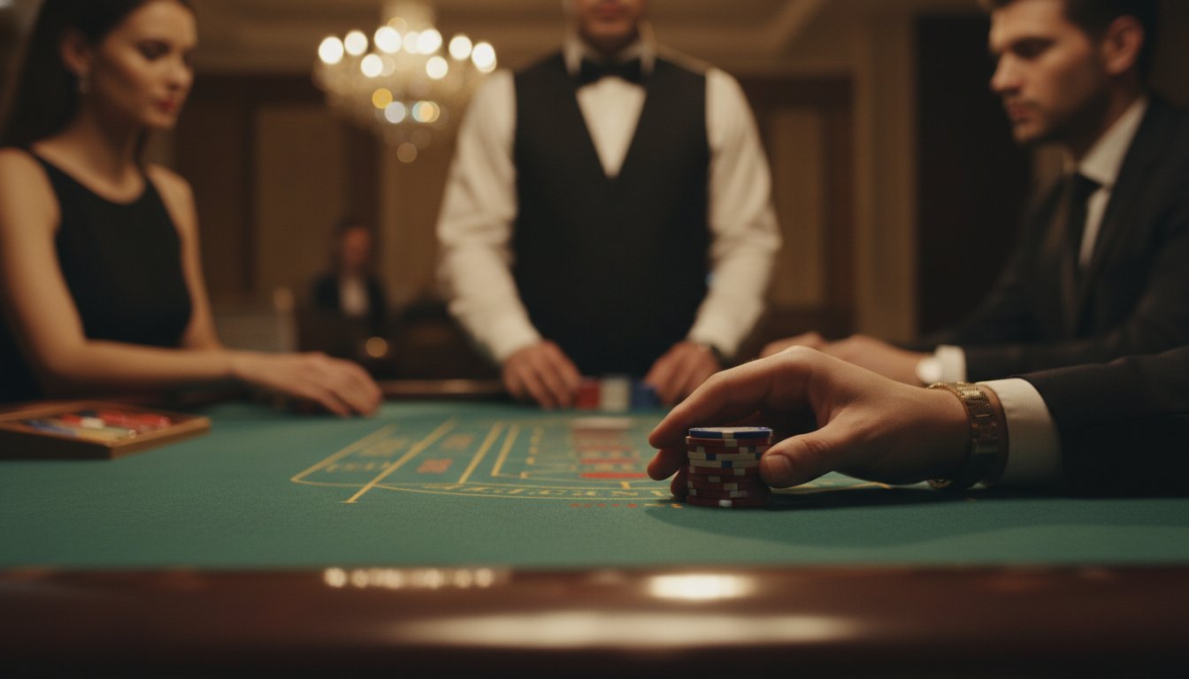 ภาพประกอบการเล่นบาคาร่าพร้อมเครดิตฟรีและระบบออโต้